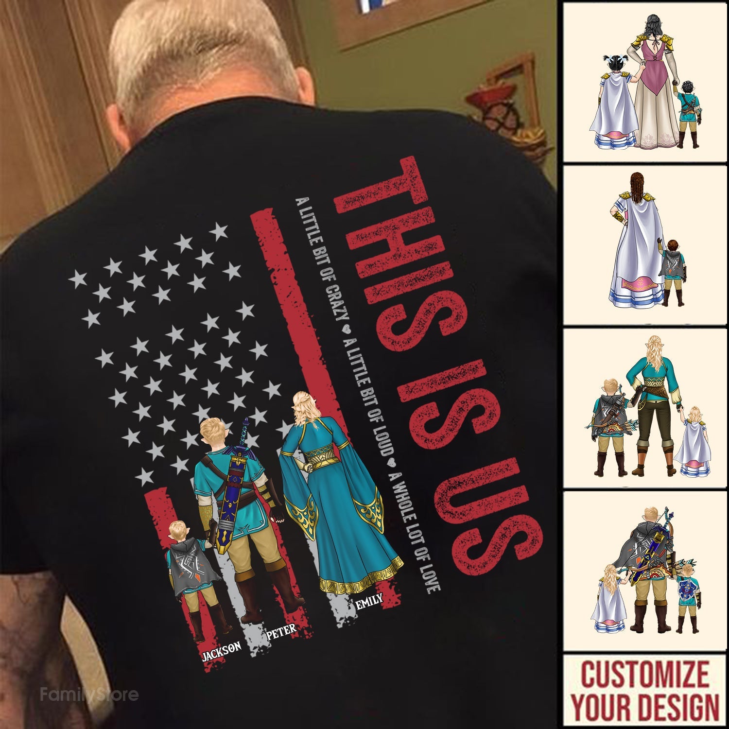 Personalized Family Shirt This Is Us Zelda Design Gift