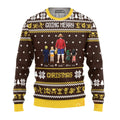 Personalized Ugly Christmas Sweatshirt for Dad with Straw Hat Pirates Design