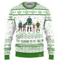 Personalized Ugly Sweater Featuring Zelda Design for Dad, Grandpa, Husband - Holiday Gift