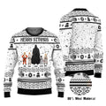Personalized Darth Vader Ugly Sweater Gift for Dad, Grandpa - Custom Name Design