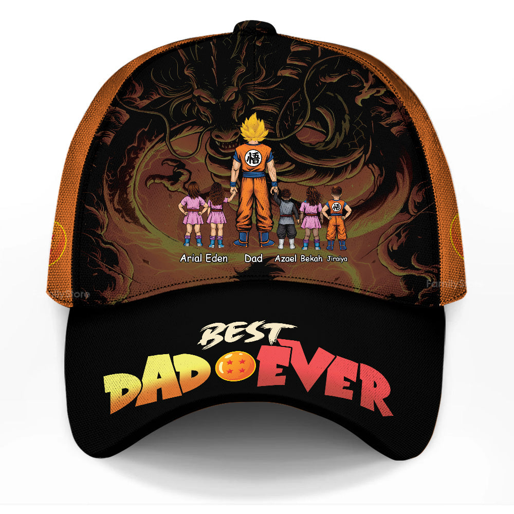 Personalized Classic Cap Best Dad Ever Custom Name Gift for Dad