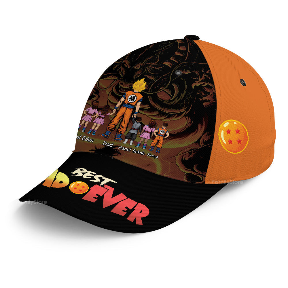 Personalized Classic Cap Best Dad Ever Custom Name Gift for Dad