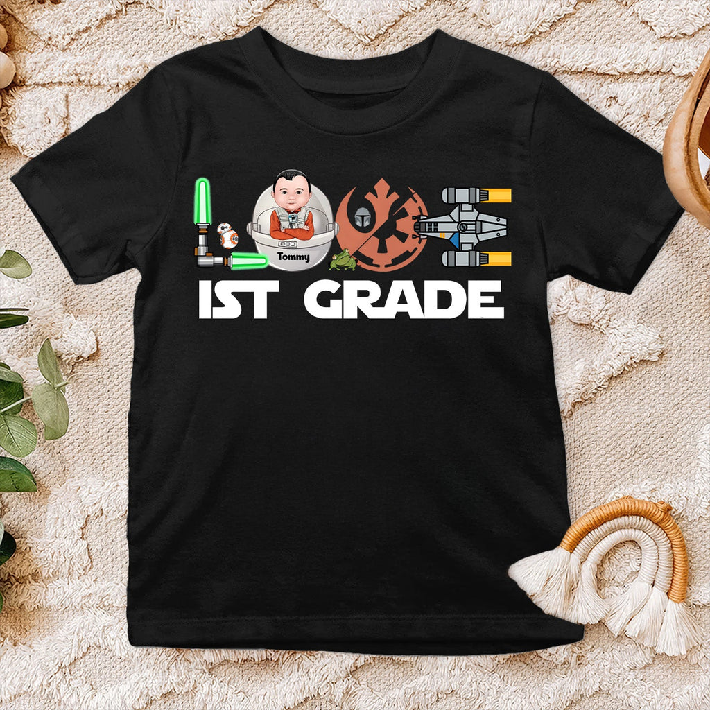 Personalized Star Wars Shirt Gift for First Day of School Kids