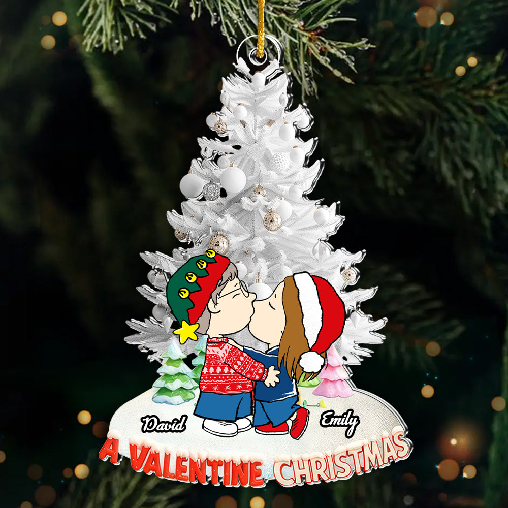 Personalized Acrylic Ornament Unique Gift for Couples Christmas