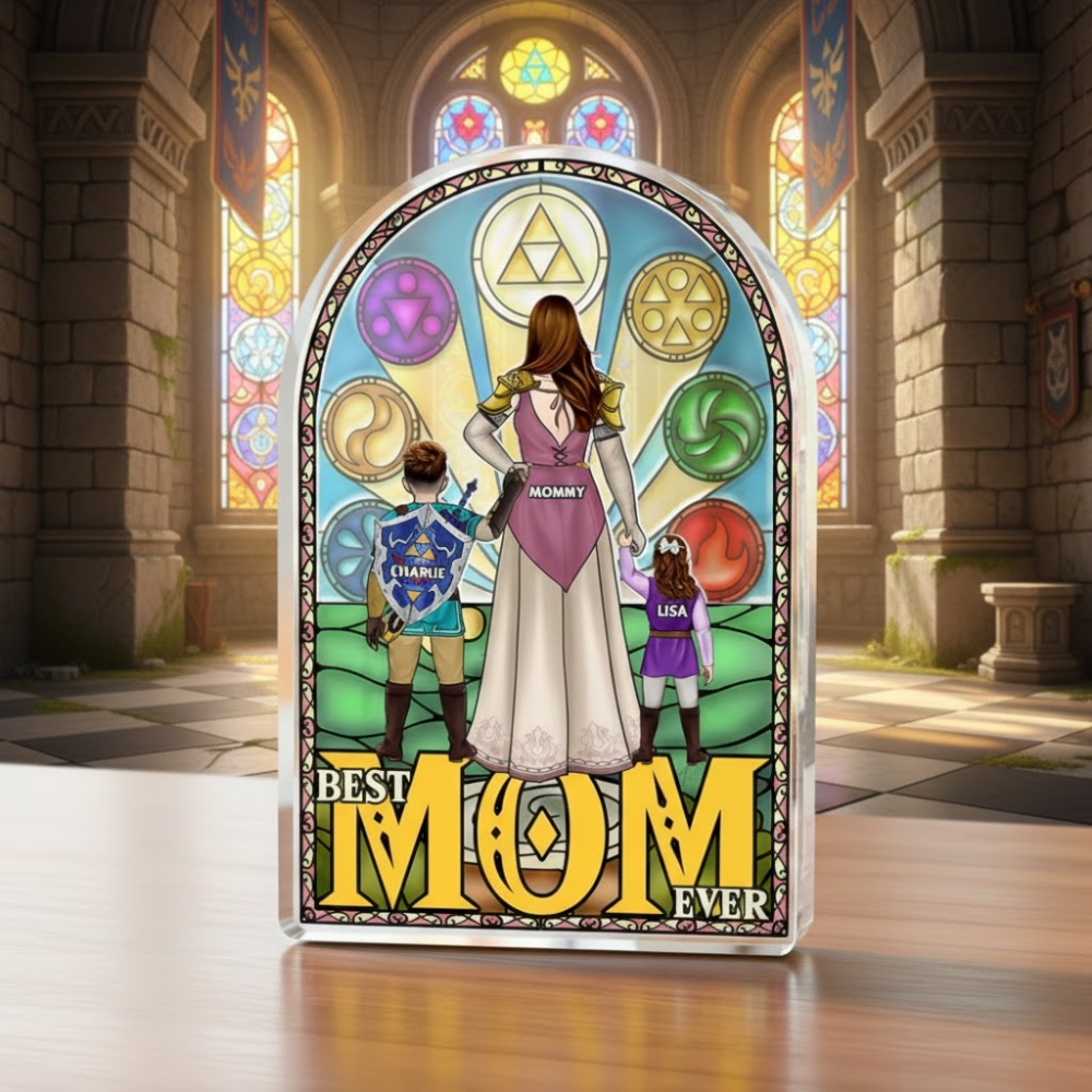 Personalized Best Mom Ever Acrylic Plaque Unique Gift for Mom Acrylic Plaque GradoCreations