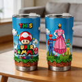Personalized Super Mommio Tumbler Gift for Mom Custom Name