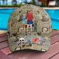 Personalized Pirate Adventure Classic Cap Gift for Dad - Anime Style