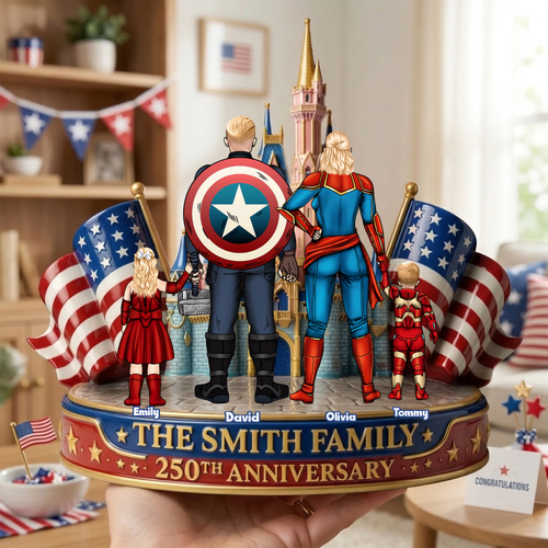 Personalized Acrylic 250th Anniversary Plaque for Family Acrylic Plaque GradoCreations
