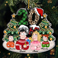 Personalized Family Christmas Acrylic Ornament Gift Idea