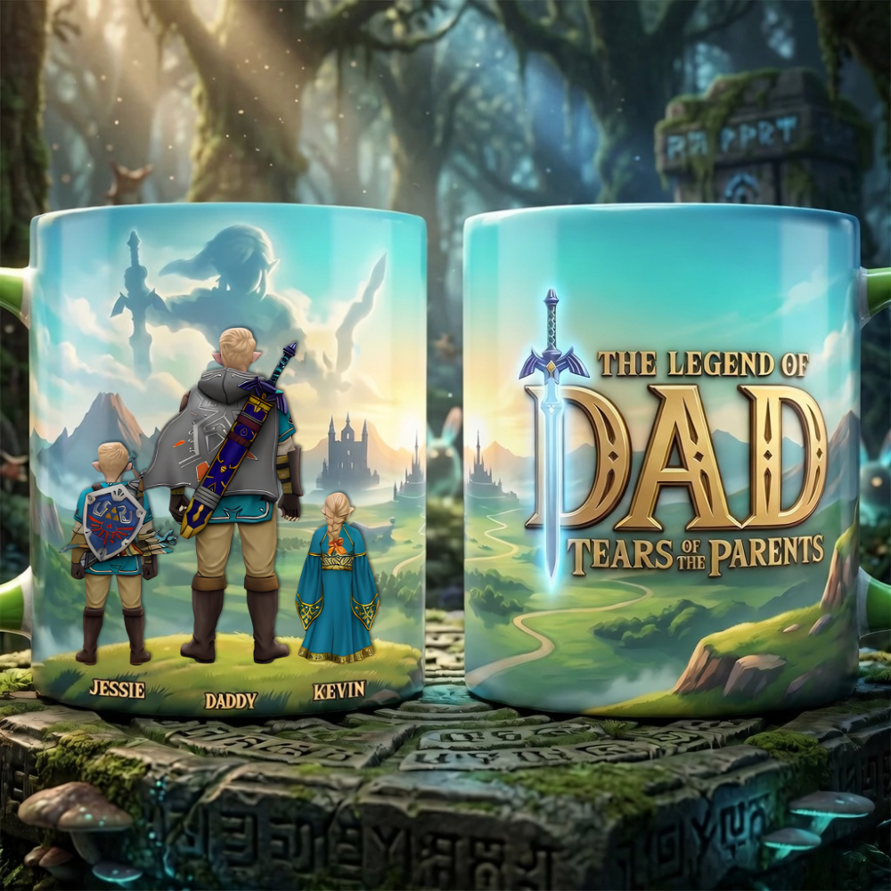 Personalized Accent Mug for Dad | Unique Gift Idea