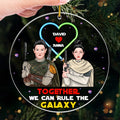 Personalized Acrylic Ornament Together We Can Rule the Galaxy Gift for Couples Christmas