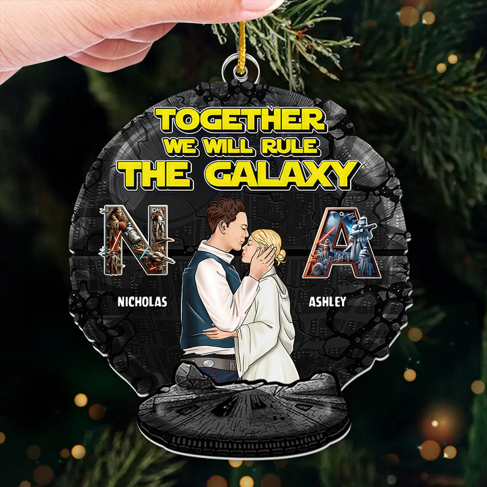 Personalized Acrylic Ornament We Will Rule The Galaxy Gift for Couples