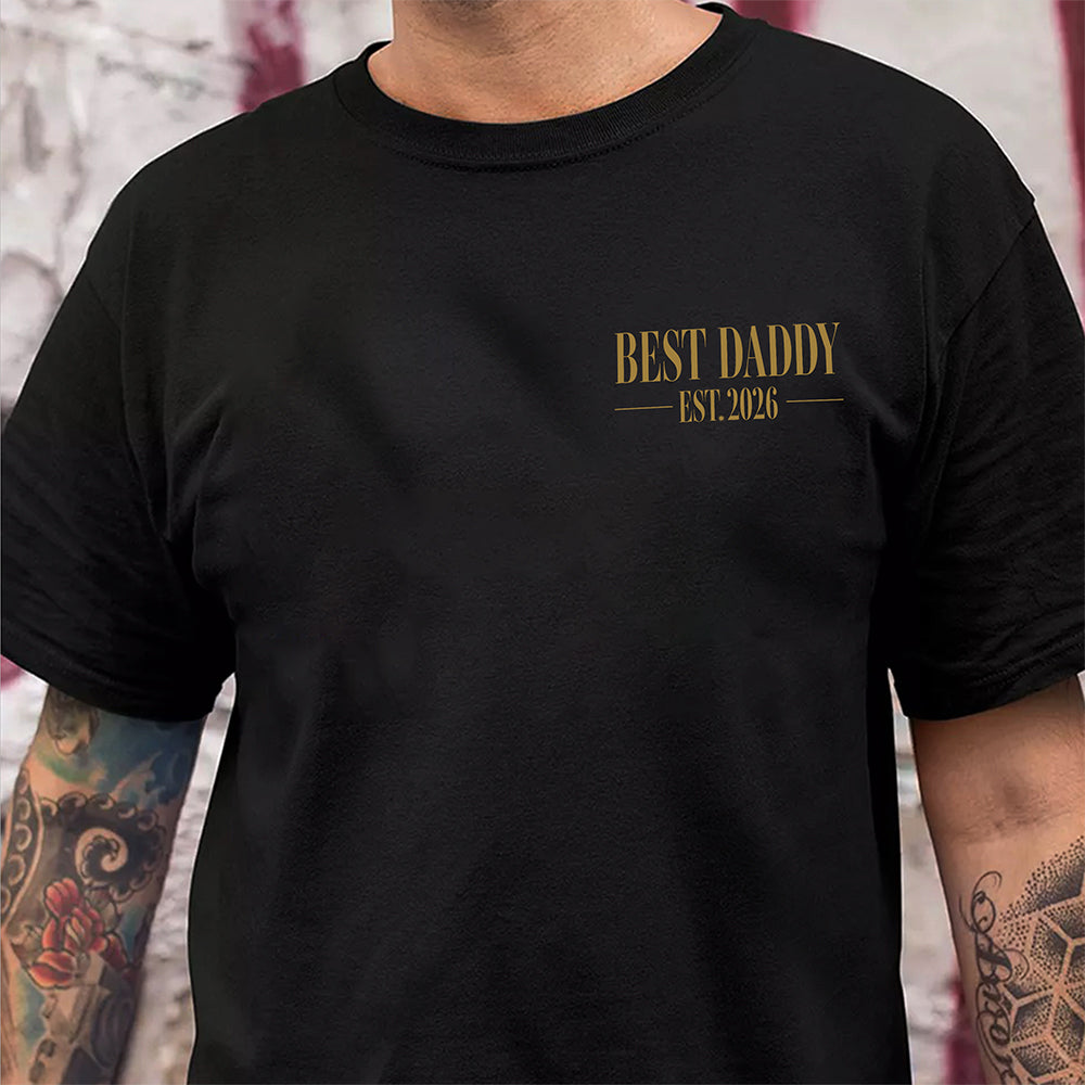 Personalized Vintage Photo Shirt Gift for Mom Dad Grandpa HN590 - Back&Front Shirt GradoCreations