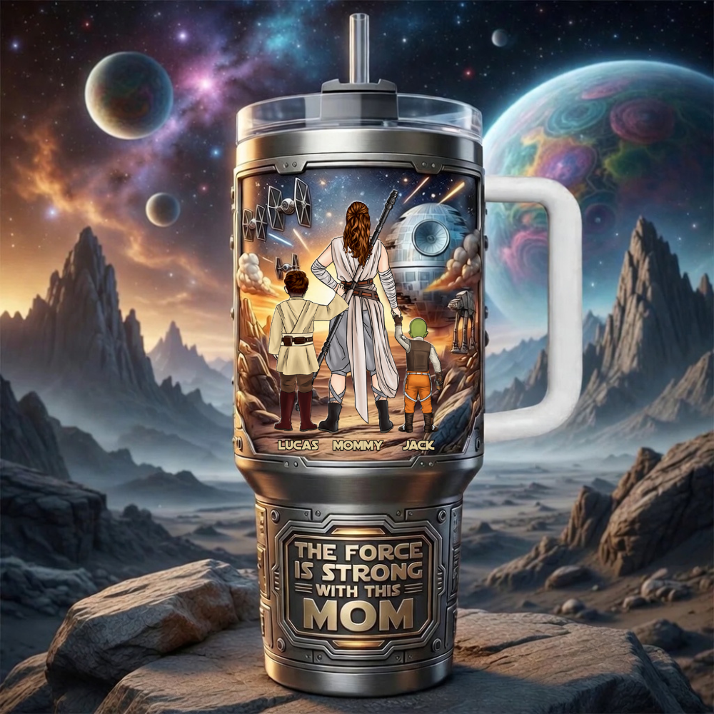 Personalized Star Wars Tumbler Gift for Mom - Custom Name Tumbler GradoCreations