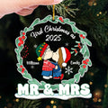 Personalized First Christmas Acrylic Ornament for Couple Gift 2025