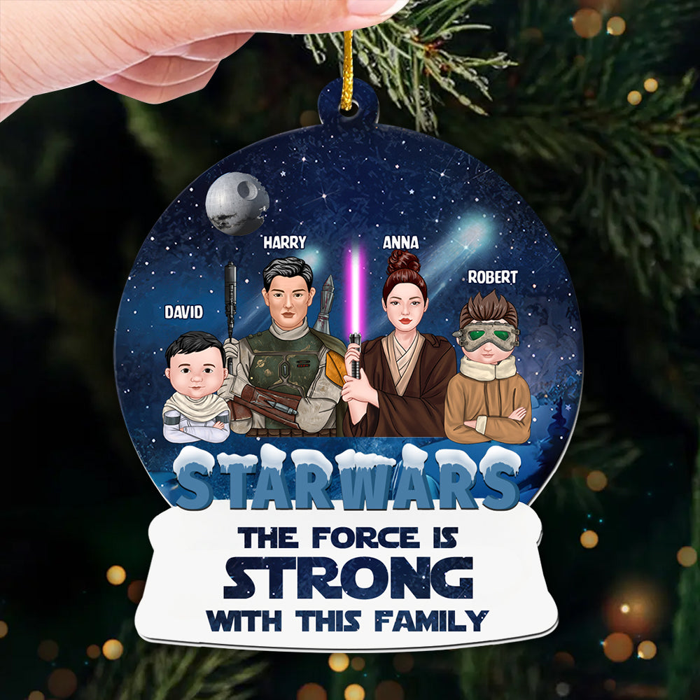 Personalized Star Wars Acrylic Ornament Unique Family Gift