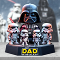Personalized Acrylic Plaque 'Best Dad in Galaxy' Custom Gift for Father's Day