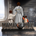 Personalized Mamalorian Acrylic Plaque Custom Gift for Mom Acrylic Plaque GradoCreations