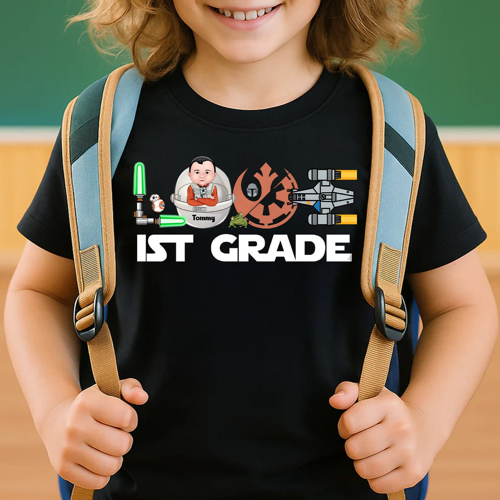 Personalized Star Wars Shirt Gift for First Day of School Kids