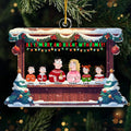 Personalized Acrylic Family Ornament All Is Merry and Bright Christmas Gift