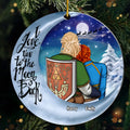 Personalized Acrylic Ornament Love You to the Moon Gift for Couples