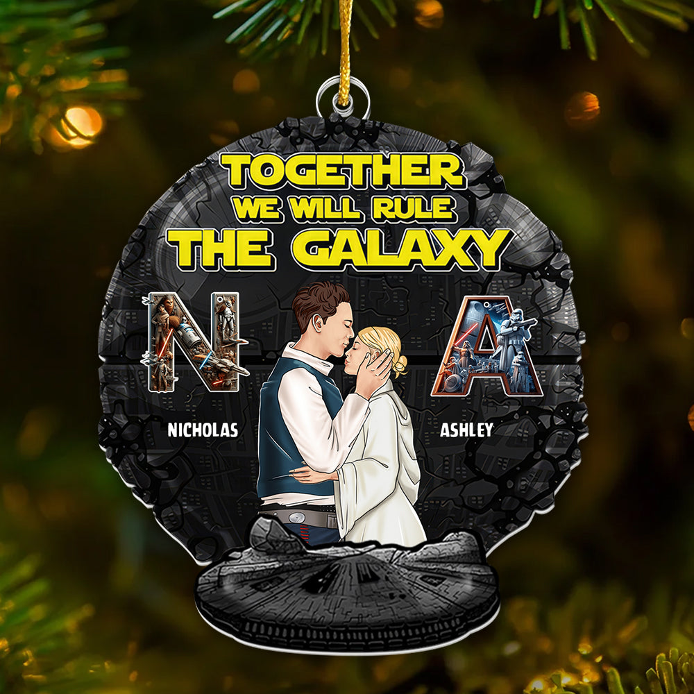 Personalized Acrylic Ornament We Will Rule The Galaxy Gift for Couples