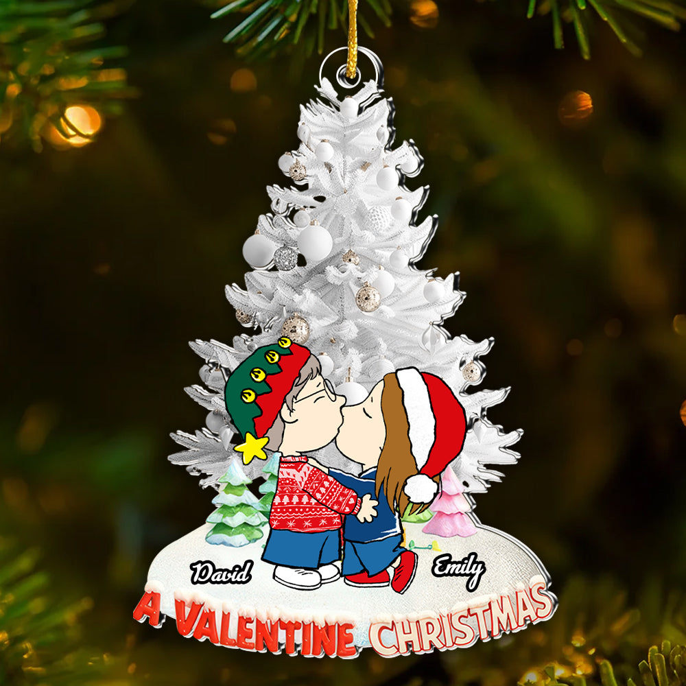 Personalized Acrylic Ornament Unique Gift for Couples Christmas