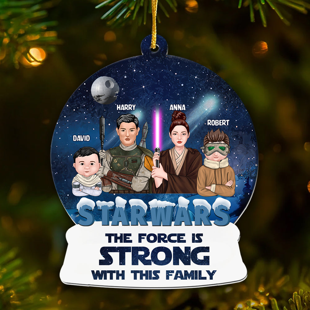 Personalized Star Wars Acrylic Ornament Unique Family Gift