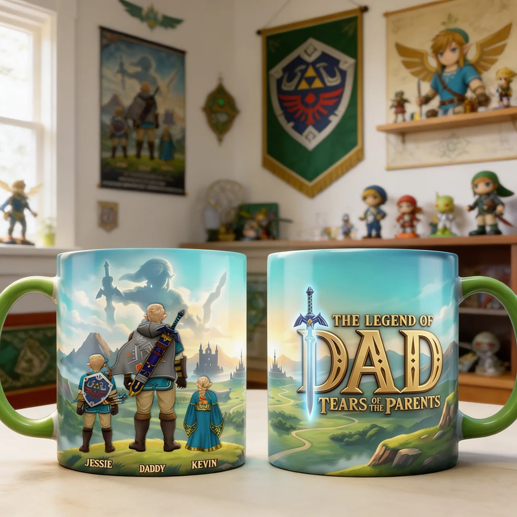 Personalized Accent Mug for Dad | Unique Gift Idea