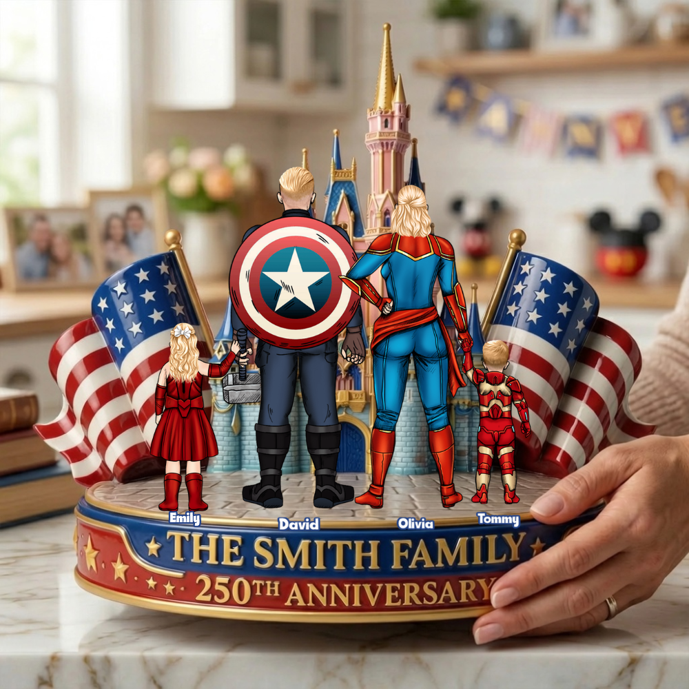 Personalized Acrylic 250th Anniversary Plaque for Family