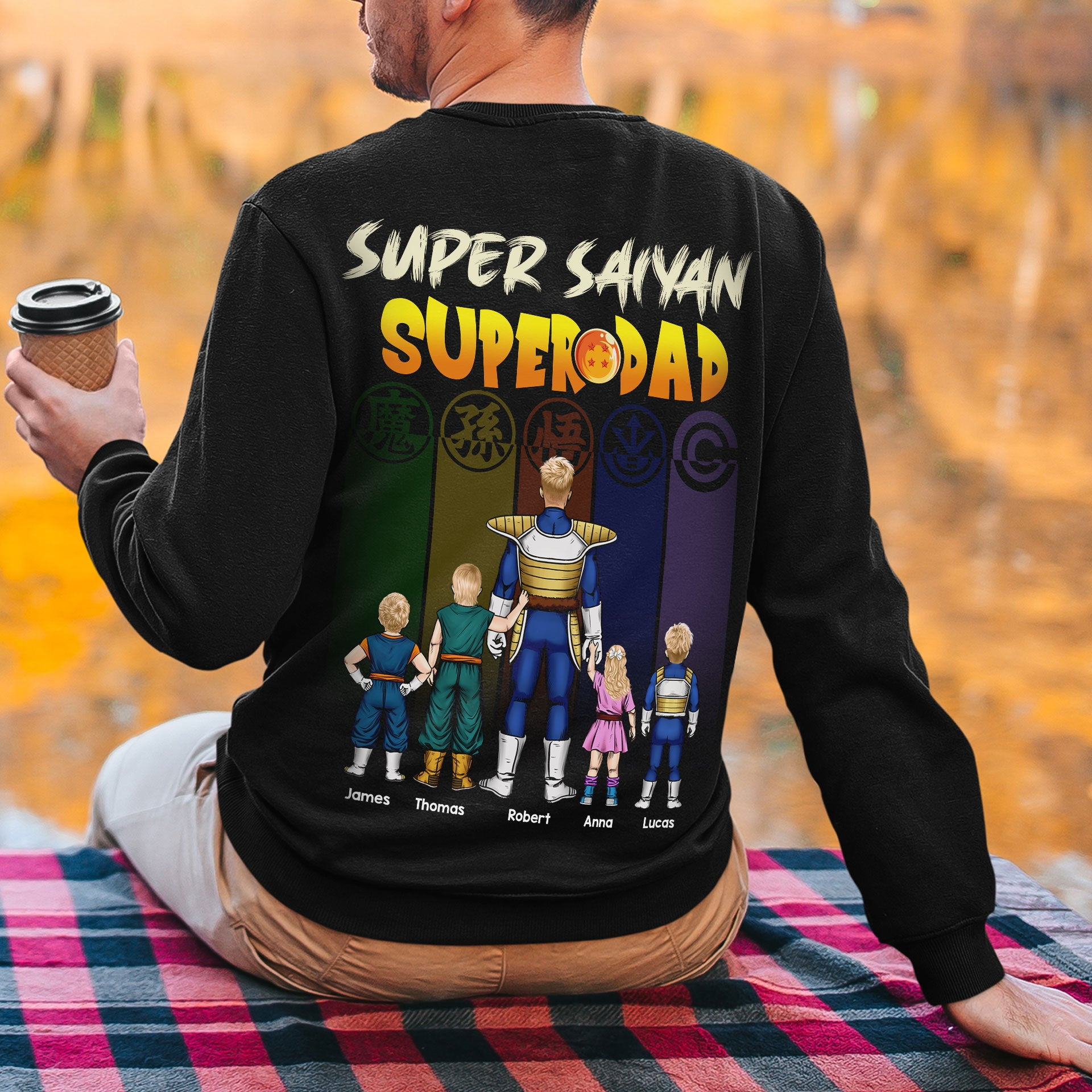 Personalized Superdad T-Shirt Gift for Father's Day - Cotton Apparel