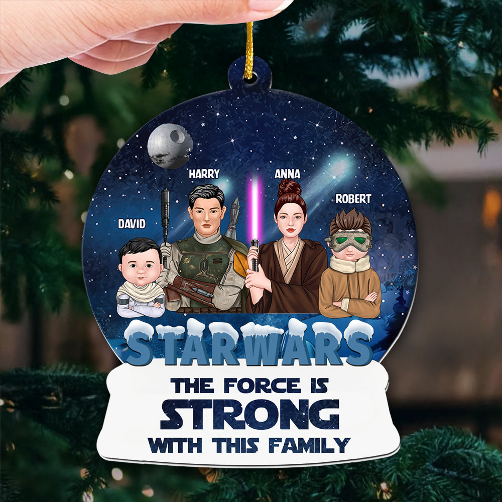 Personalized Star Wars Acrylic Ornament Unique Family Gift