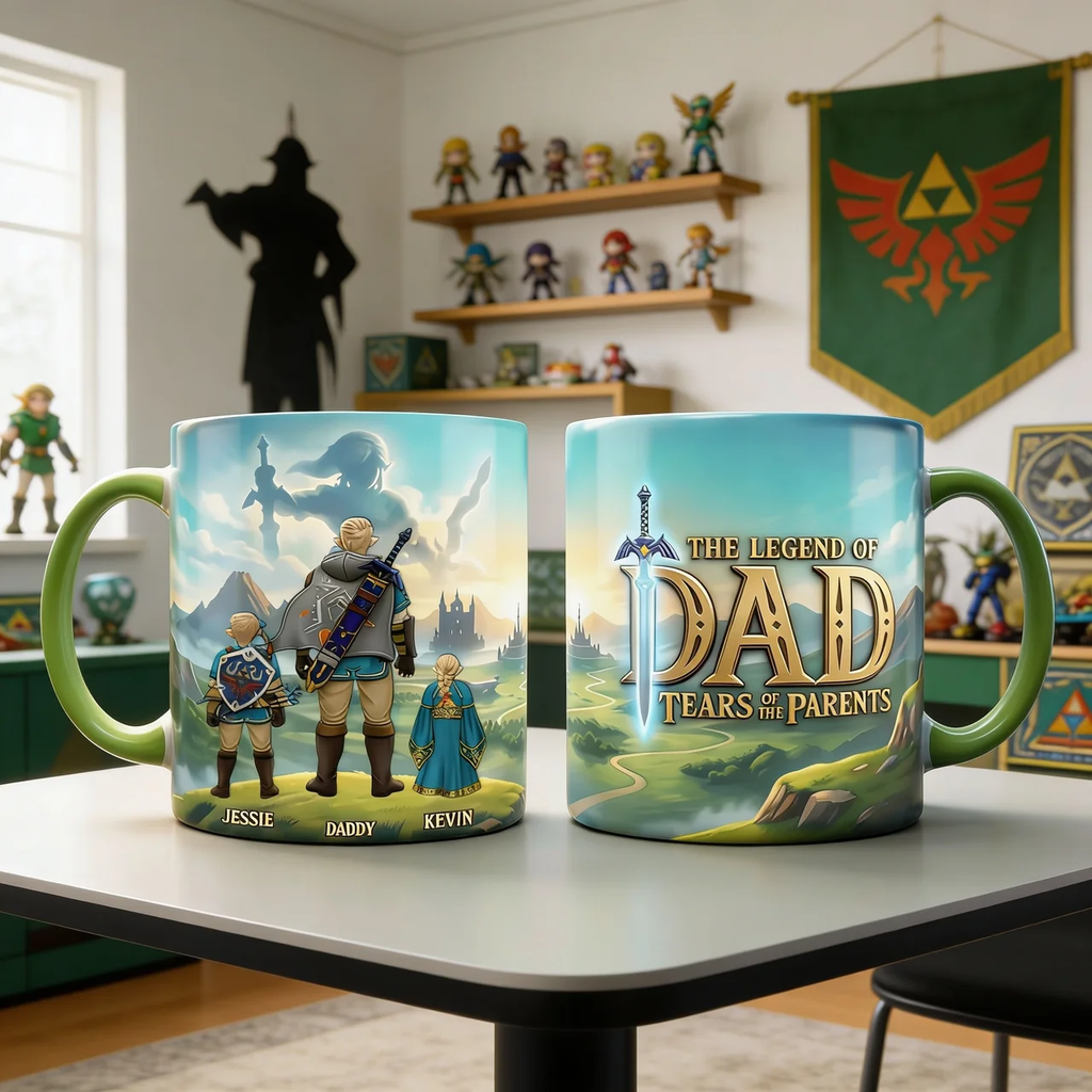 Personalized Accent Mug for Dad | Unique Gift Idea