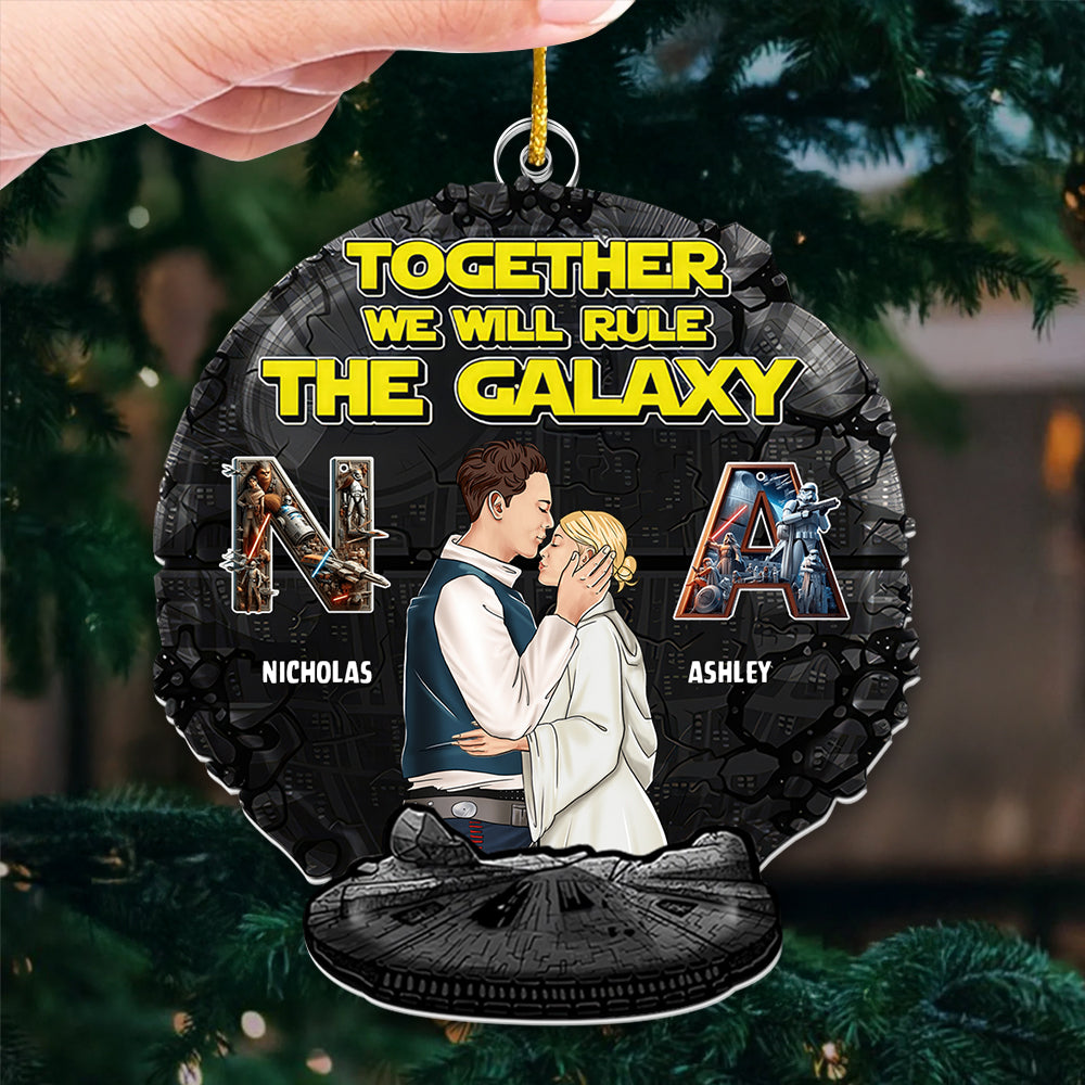 Personalized Acrylic Ornament We Will Rule The Galaxy Gift for Couples