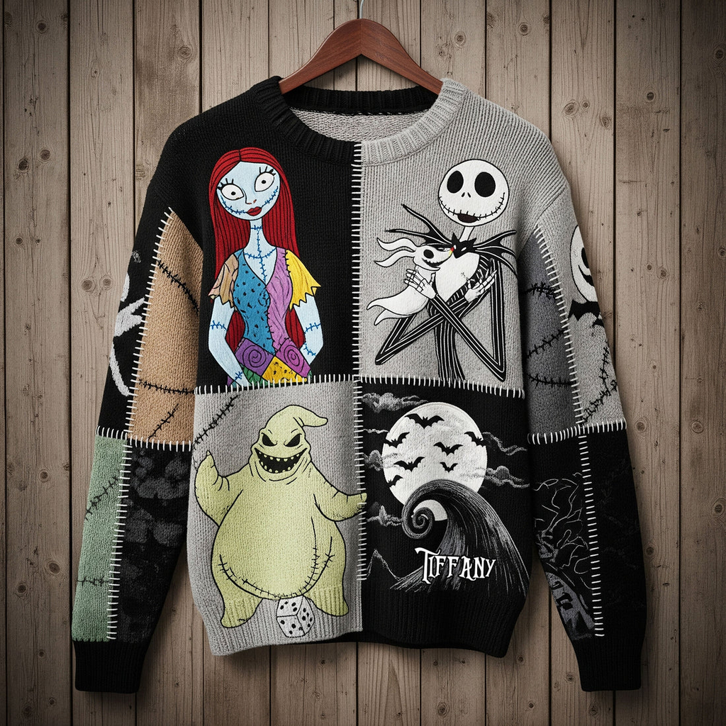 Personalized Kooky Town Pajama Set for Horror Lovers Gift