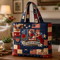 Personalized Quilted Tote Bag 250 Years Freedom Gift for Her