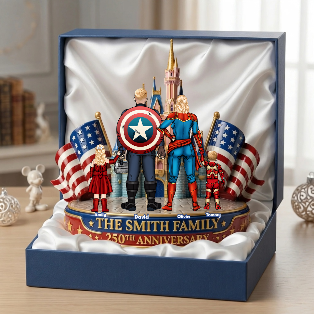 Personalized Acrylic 250th Anniversary Plaque for Family