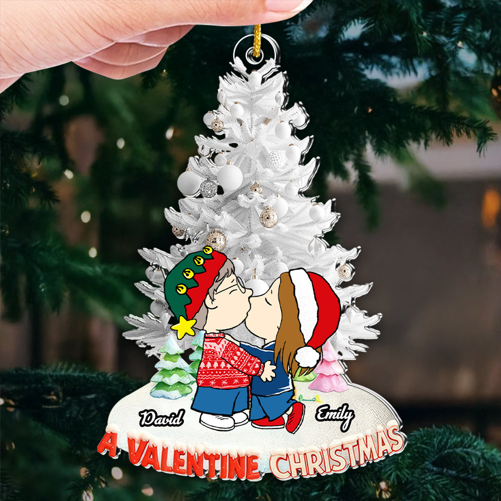 Personalized Acrylic Ornament Unique Gift for Couples Christmas