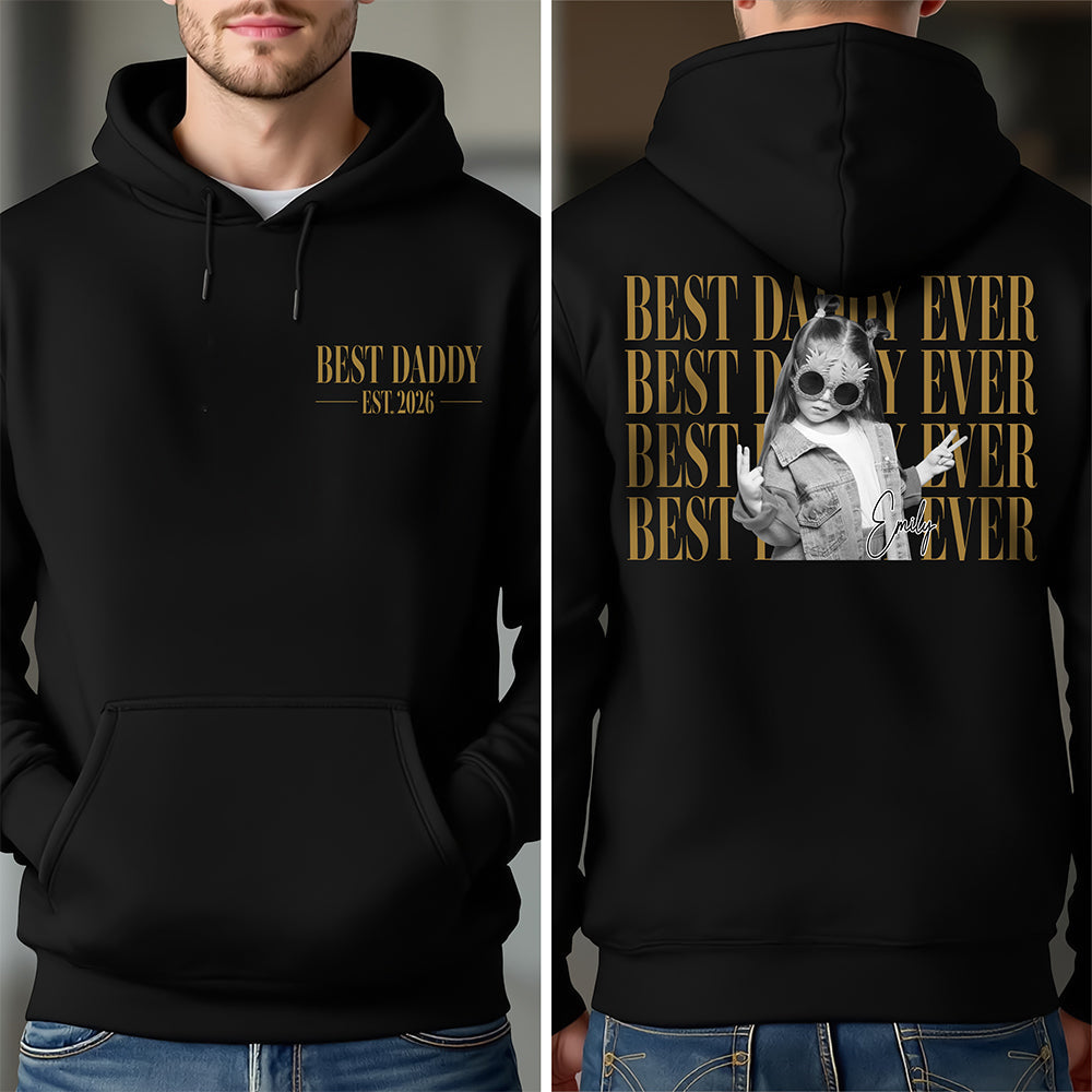 Personalized Vintage Photo Shirt Gift for Mom Dad Grandpa HN590 - Back&Front Shirt GradoCreations