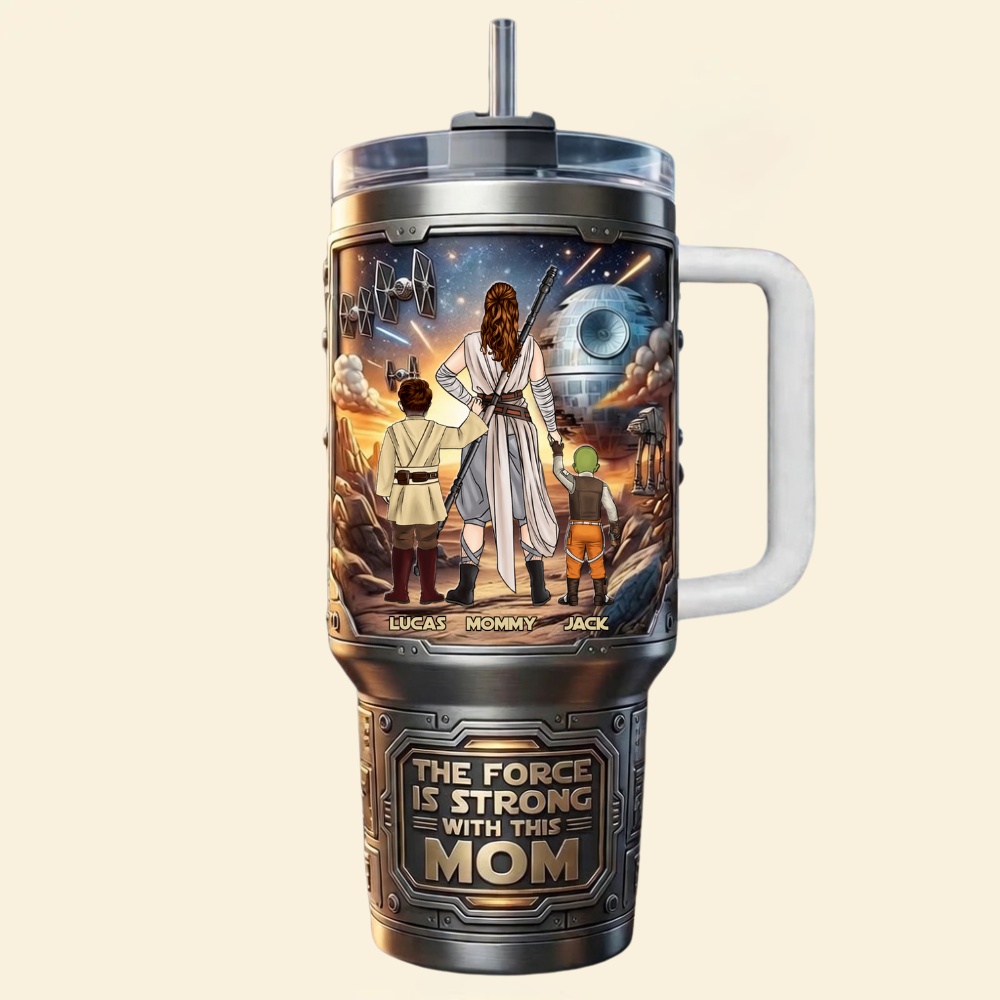 Personalized Star Wars Tumbler Gift for Mom - Custom Name Tumbler GradoCreations