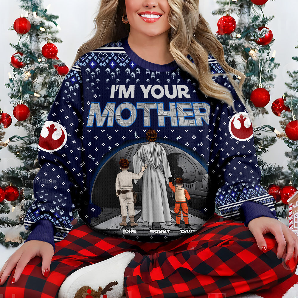 Personalized Star Wars Ugly Sweater Gift for Mom Christmas