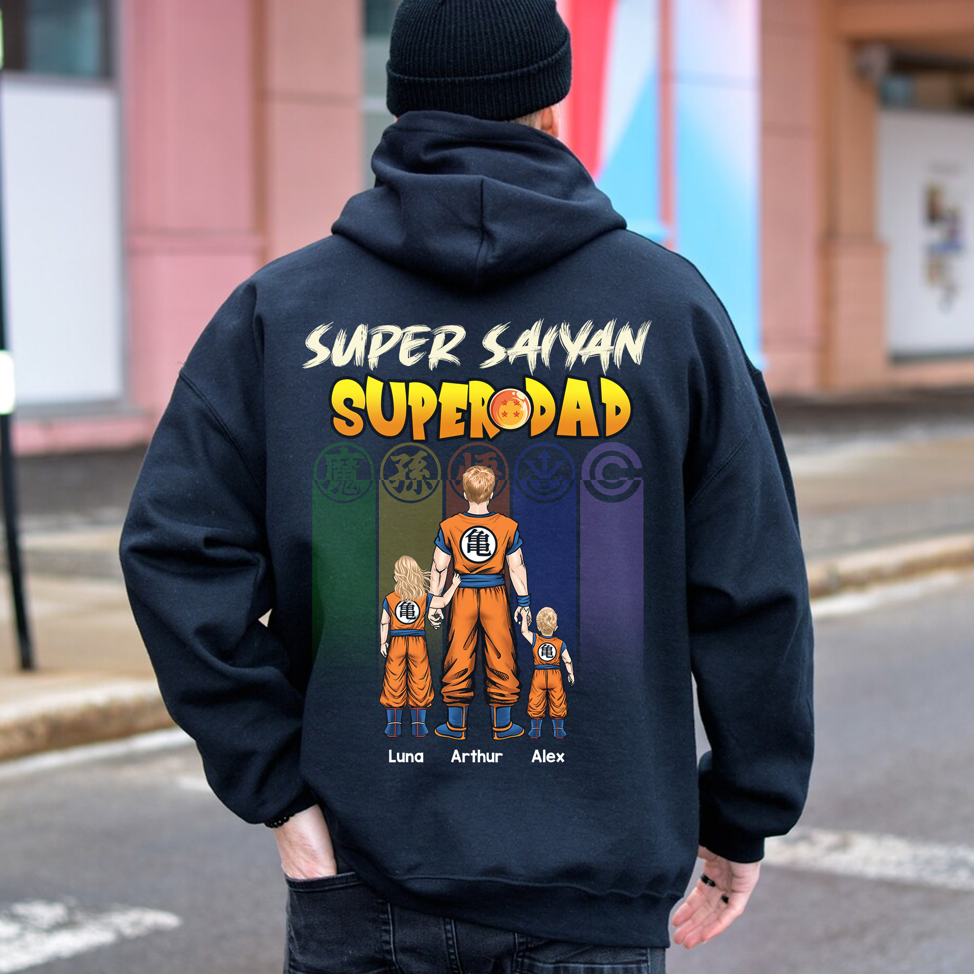 Personalized Superdad T-Shirt Gift for Father's Day - Cotton Apparel