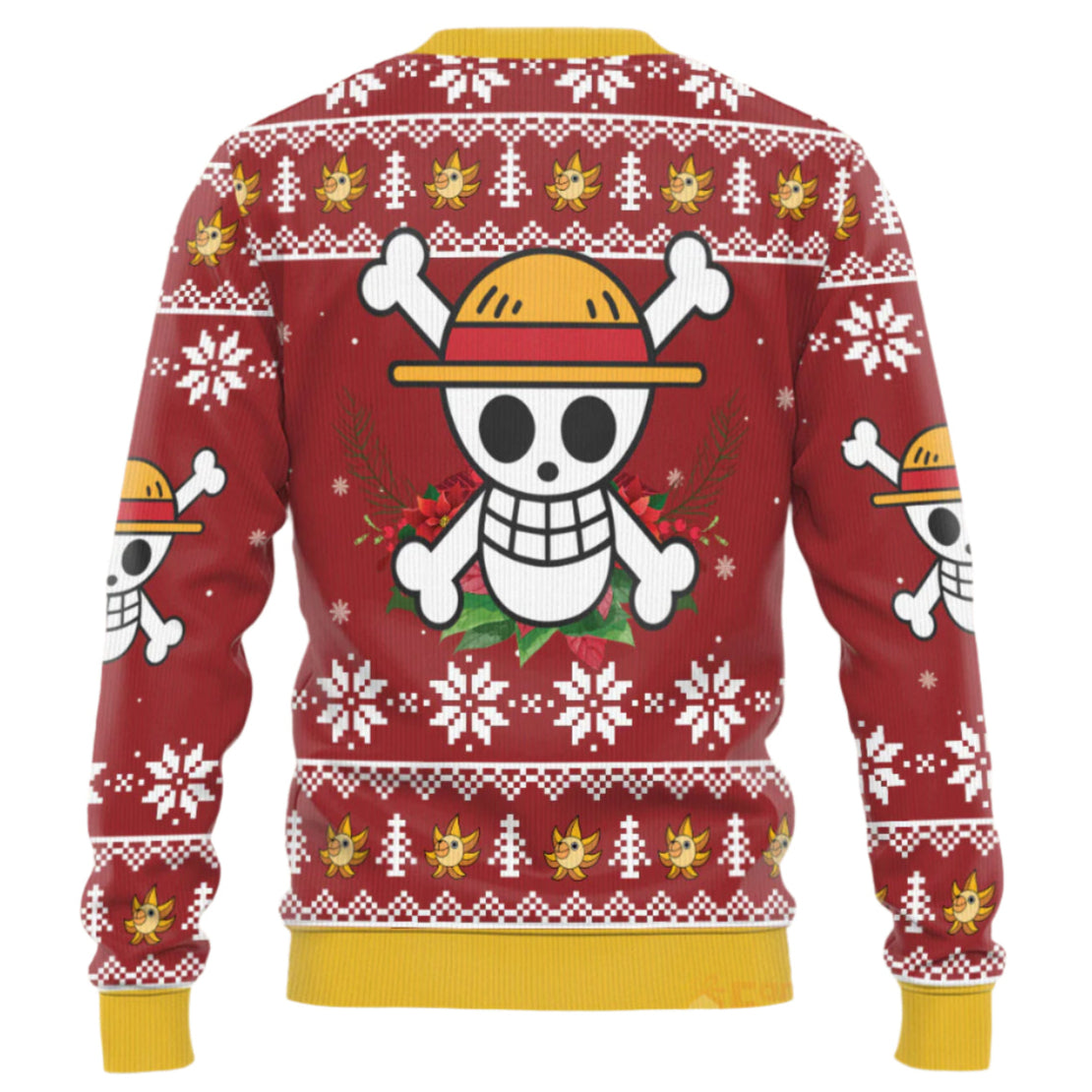 Personalized Monkey D. Luffy Christmas Sweatshirt Gift for Dad
