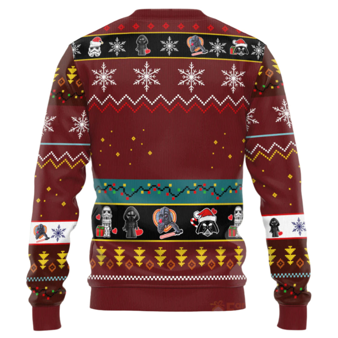 Personalized Ugly Christmas Sweater Merry Sithmas Gift for Dad