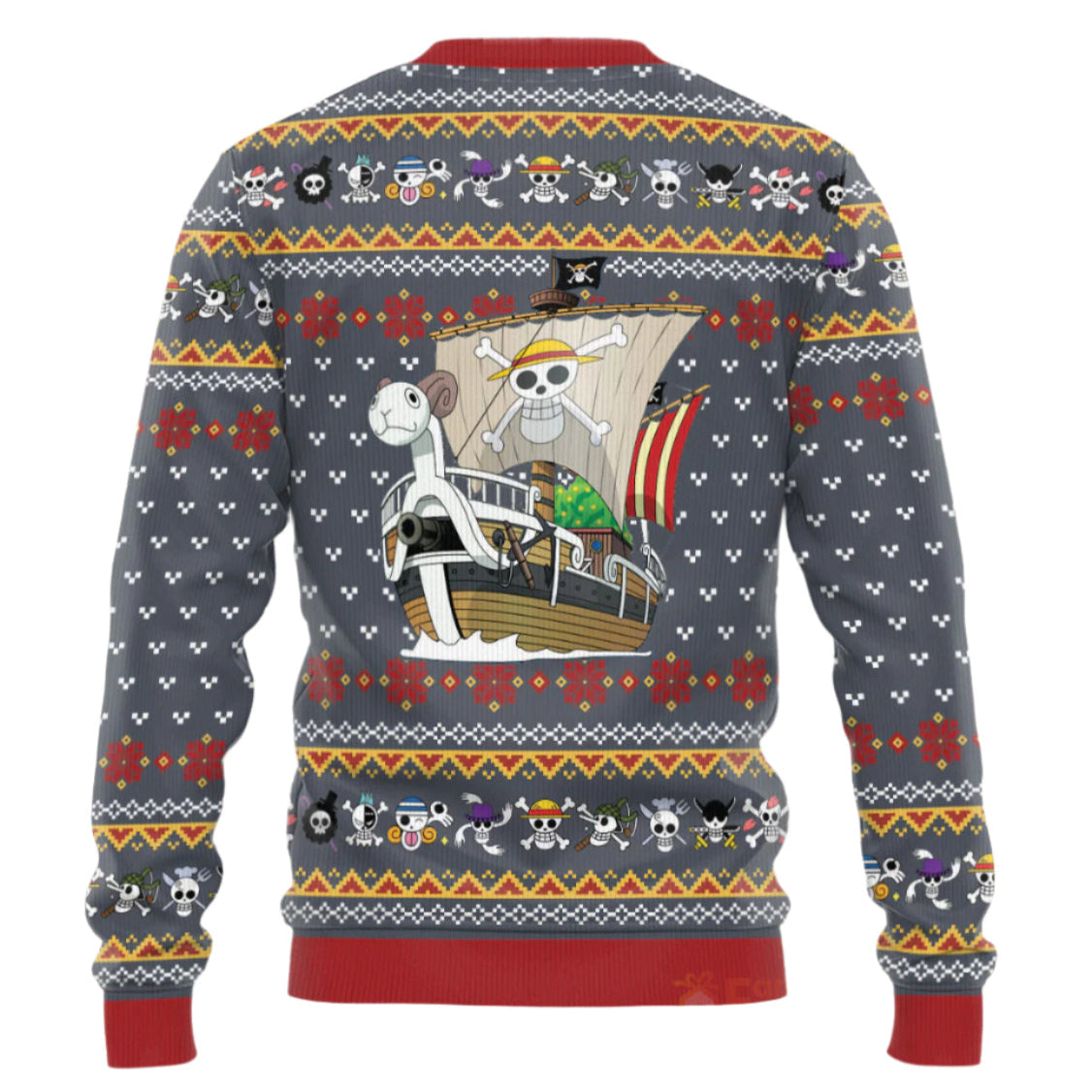 Personalized Ugly Christmas Sweater with Pirate Adventure for Dad