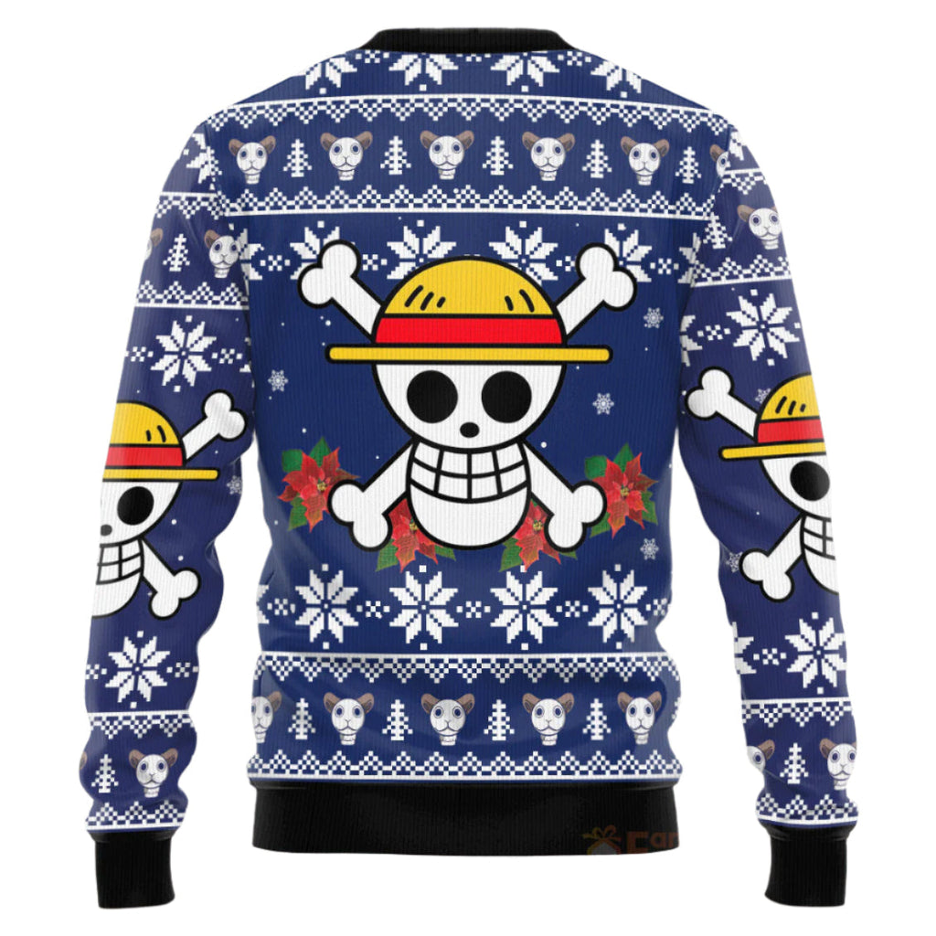 Personalized Family Christmas Ugly Sweater with Cartoon Characters
