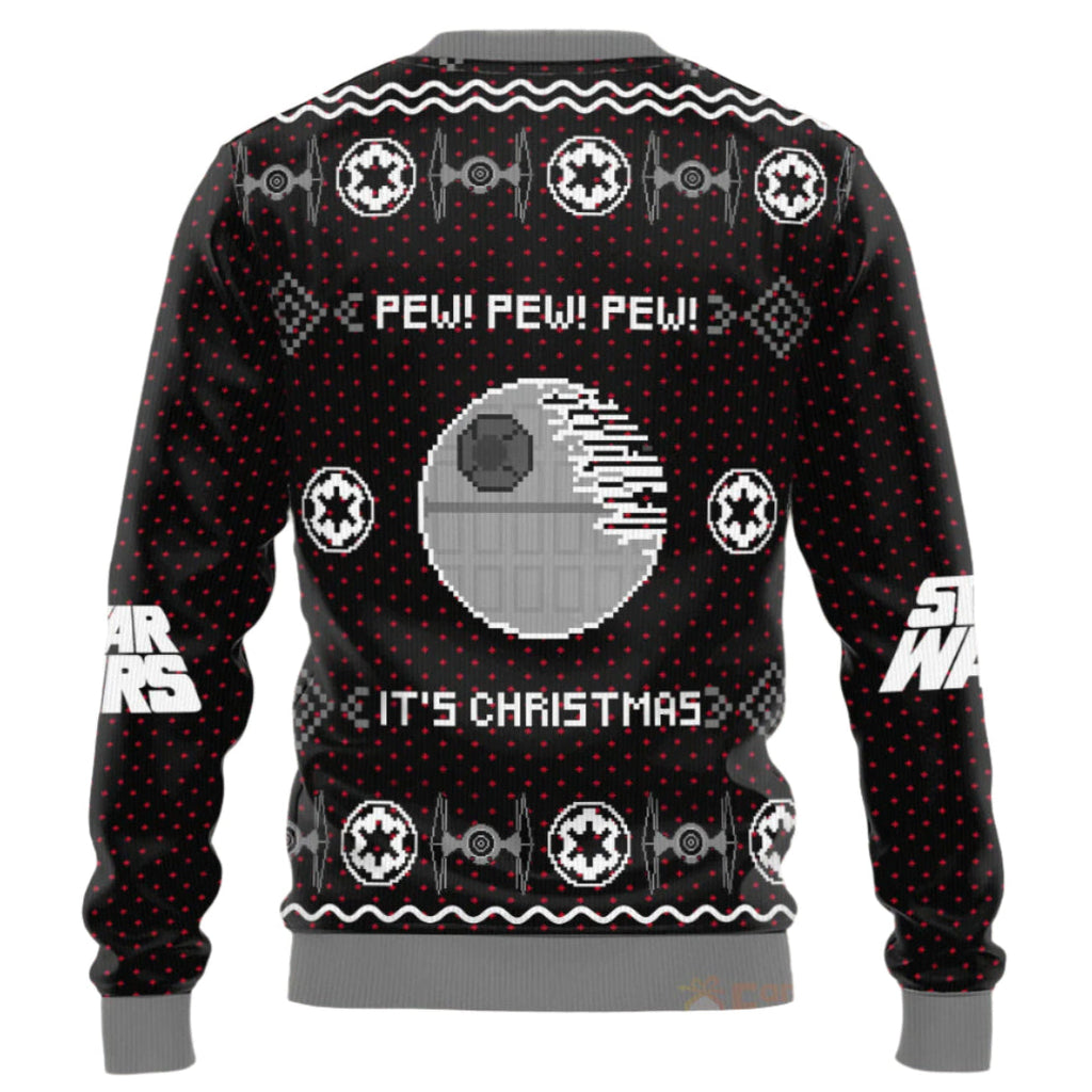 Personalized Star Wars Ugly Sweater for Dad, Grandpa, Christmas Gift