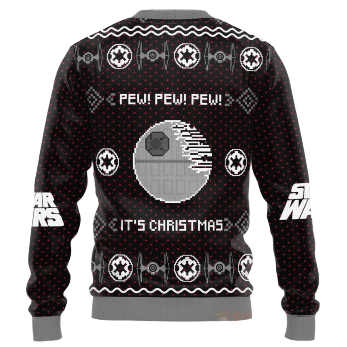 Personalized Star Wars Ugly Sweater for Dad, Grandpa, Christmas Gift