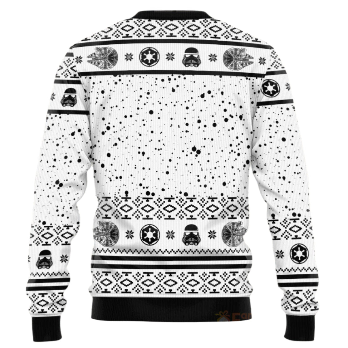 Personalized Darth Vader Ugly Sweater Gift for Dad, Grandpa - Custom Name Design