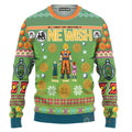 Personalized Christmas Ugly Sweater for Dad, Grandpa, Husband - Custom Cartoon Design